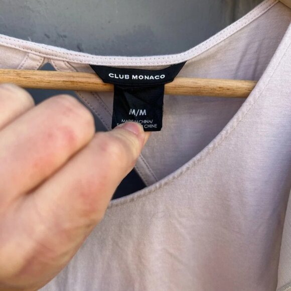 Club Monaco Ruffle  Sleeve blouse, size M - Picture 3 of 8